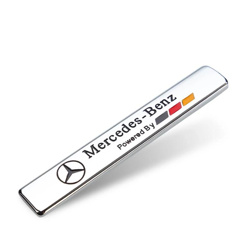 

3D Metal Badge Car Styling Stickers Decal Car Accessories For Mercedes Benz AMG W203 W206 W220 W205 W211 W212 W201 W210 W108 серебряный