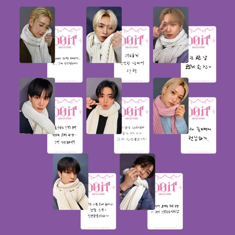 Skzoo Stray Kids DOIT KARMA Pop Up Photocards Hyunjin Bang Chan Han Idol Collector-Worthy Merch Cards For Fans Collector Present