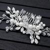 Pearls Rhinestone Leaves Wedding Hairstyles Jewelry Bridal Tiaras Hairbands  Girls