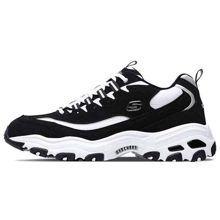 Skechers D Lites 1.0  Black White  Men s 666063-BKW EU 41.5