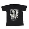 Junji Ito T-Shirt Größe L Schwarz Kurzarm Anime Manga Horror Grafik T-Shirt