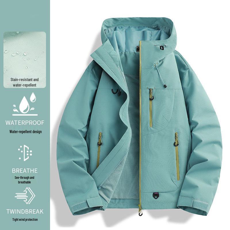 Luotuo Women s 3-in-1 Windproof Waterproof Jacket 2025 - New Unisex Outdoor Travel & Mountaineering Outerwear XL