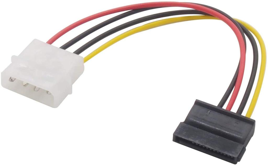Audiophile SATA Power Conversion SATA Power Straight to IDE Set Cable, (15-Pin) Converter, 10-Piece
