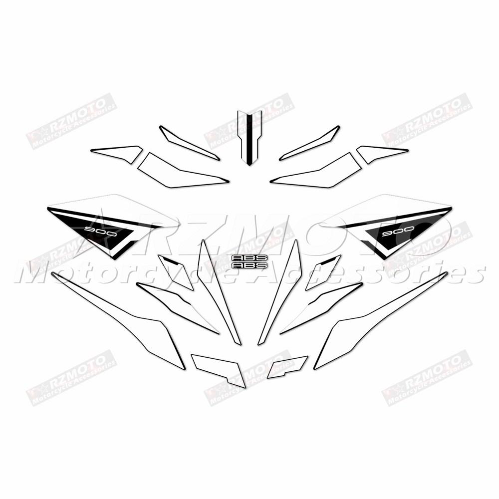 For Z900 Motorcycle Stickers Body Racing Decoration Fuel Tank Fairing Windshield Helmet Reflective Anti-Water Stickers