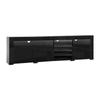 TV Stands & Entertainment Units Artiss Tv Cabinet Entertainment Unit Stand Rgb Led Gloss 3 Doors 180Cm Black