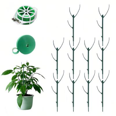 3/5/10 st/set Monstera Växtstöd Pinne Stapelbar Trädgårdsväxtstöd Stång Inomhus Utomhus Hög Krukväxt Klätterväxt Hållare Pinne Mossa Stång