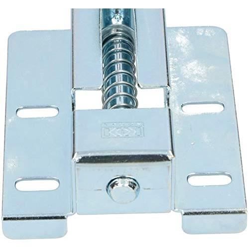 Porte coulissante KOTARBAU Porte coulissante serrure de porte coulissante, acier galvanisé, 120 - 12 mm, argent