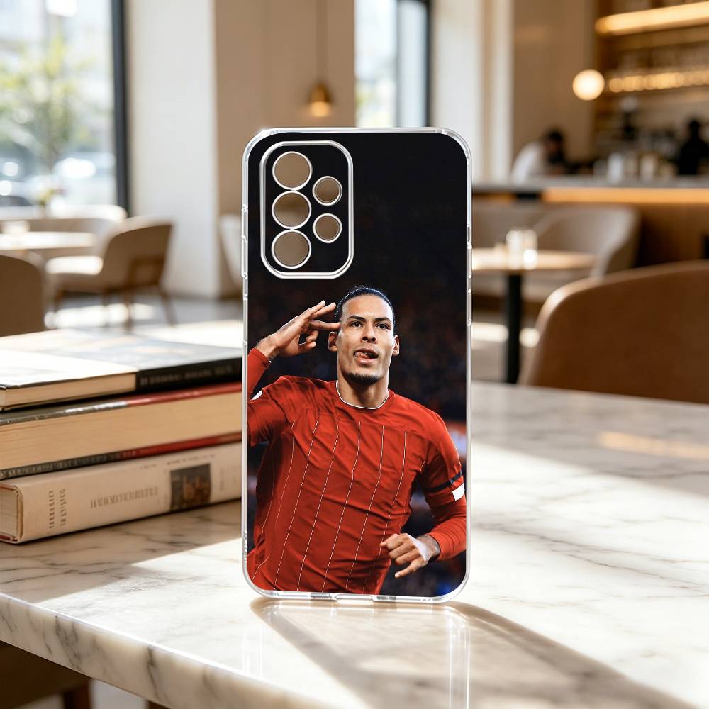 V-Virgil van D-Dijk FOOTBALL 4  Phone Case For Samsung S25,S24,S21,S22,S23,S30,Ultra,S20,Plus,Fe Transparent Cover
