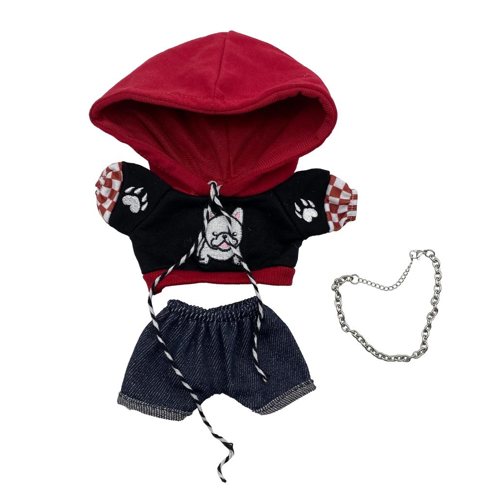 AXLUCE Plush Clothes - 20cm Doll (Red)