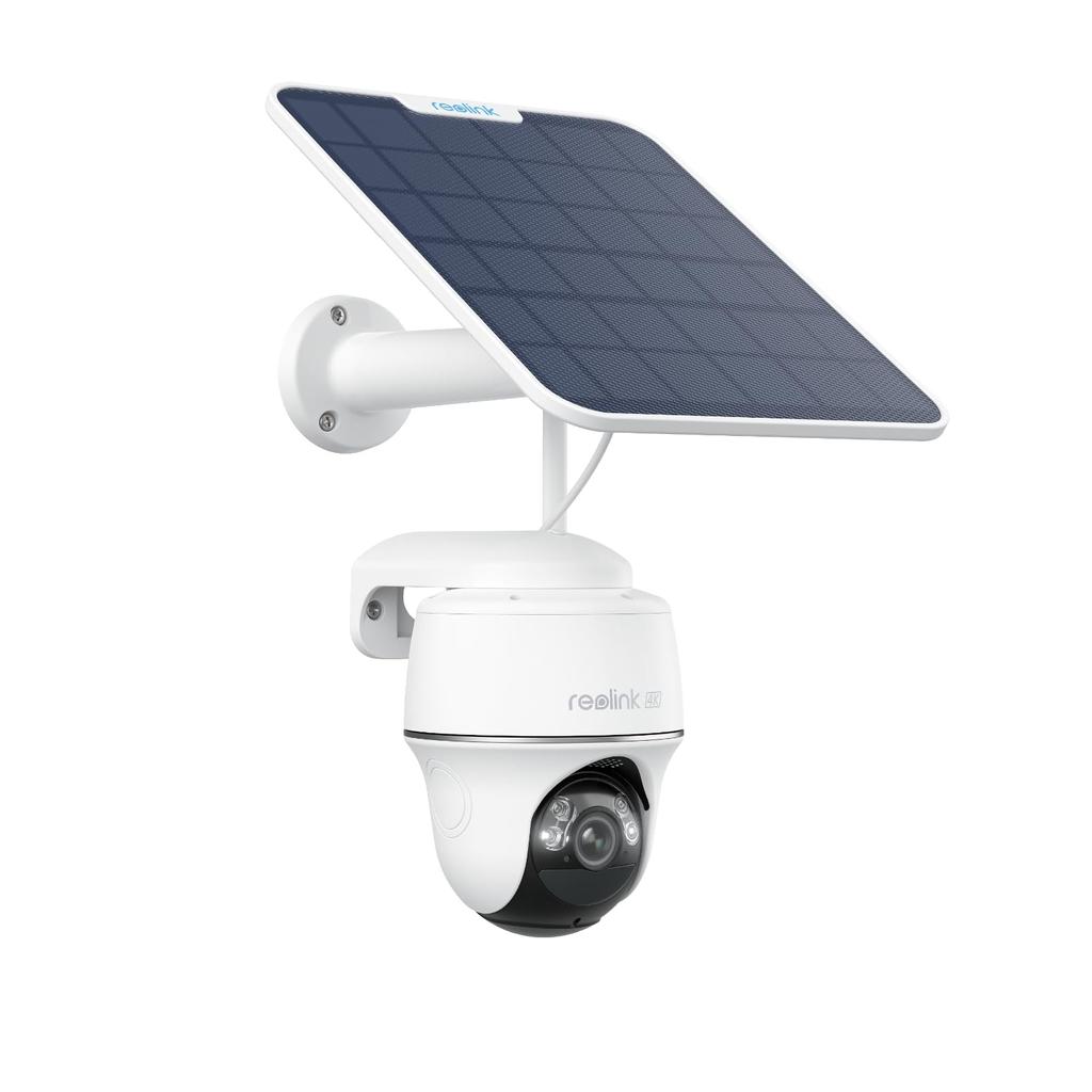 Reolink Sikkerhet Solar 8 Millioner Bilde Farge Natt AI PTZ Helt Trådløst Kamera med Solar Alexa Fjernkontroll WiFi Overvåking Visning på IP65 Argus PT