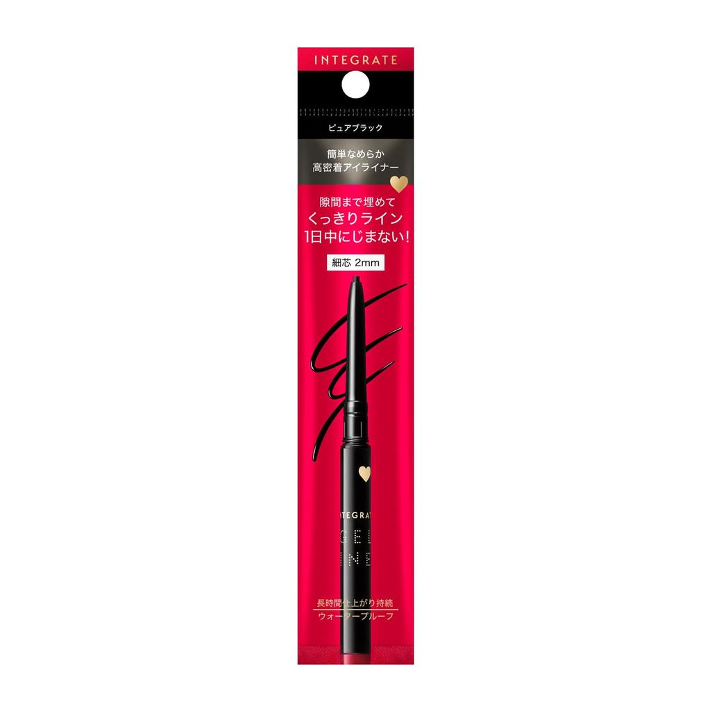 Integrate Snipe Gel Eyeliner Single BK999 Pure Black 0.13g - Precision Long-lasting Formula