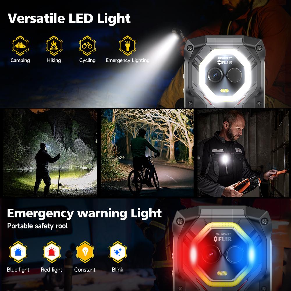 Ulefone Armor Mini 20T Pro 5G Thermal lmaging 4.7" Display Rugged Phone Android 15 6200mAh LED Light 16GB+256GB 33W Smartphone