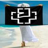 1pc Rammstein2 Beach Towel, Comfortable and Thick, and Swimming/Bath/Picnic/Camping Towel, Suitable for Seaside Beaches