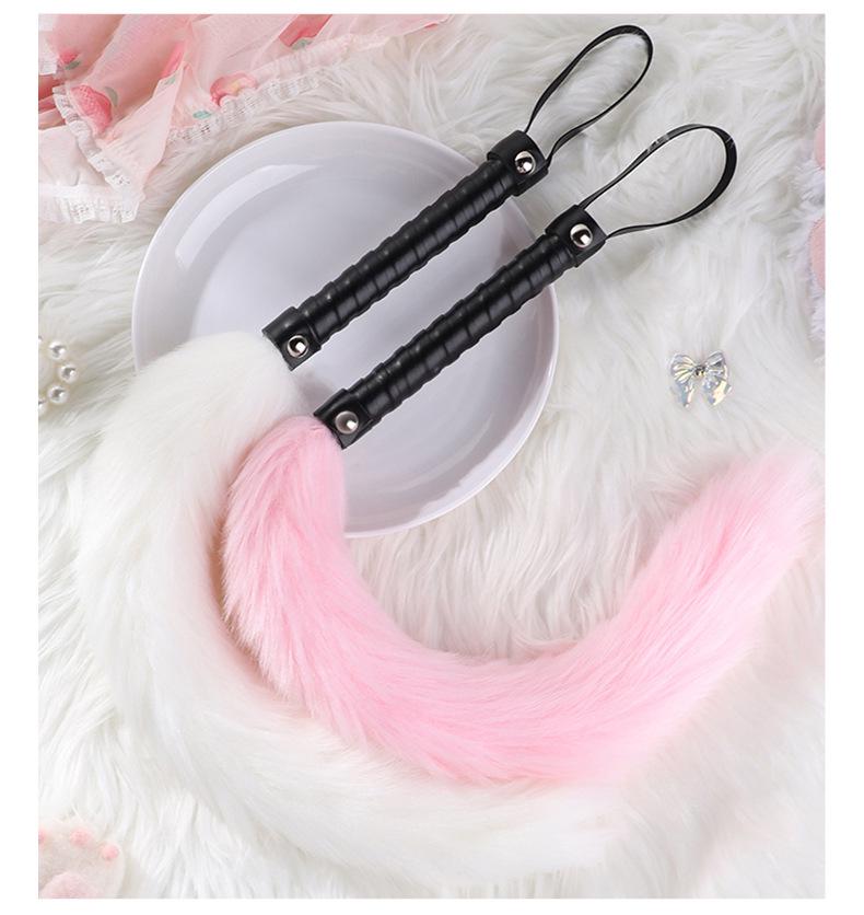 Seductive Leather Whip for Erotic Teasing and Flirty Foreplay