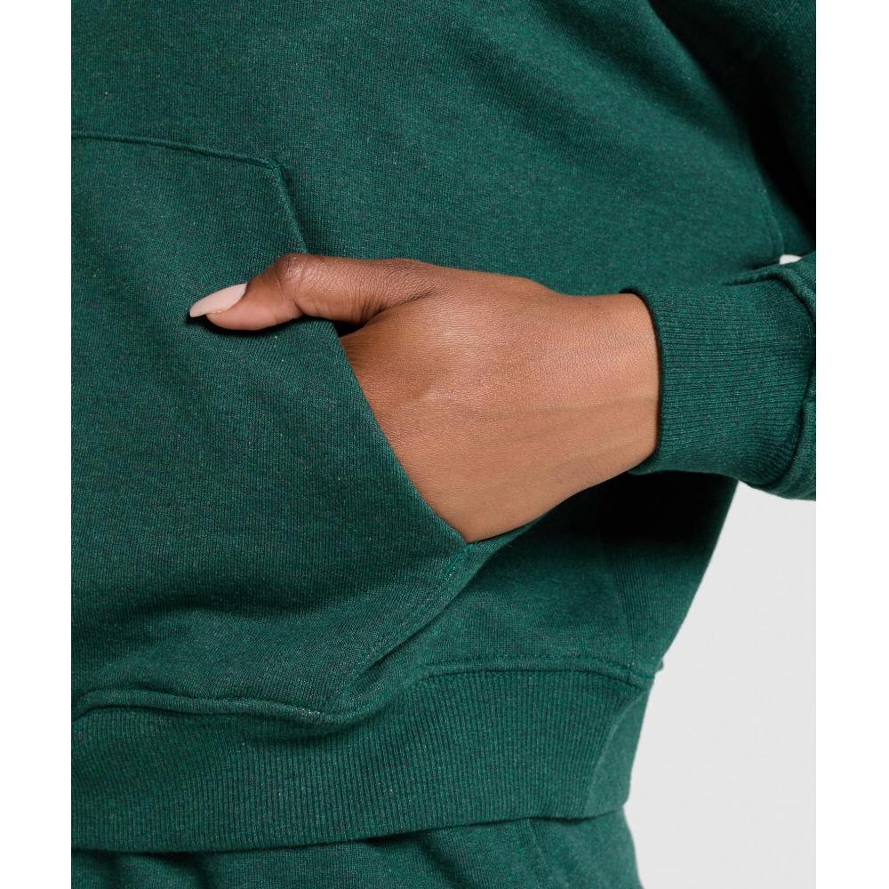 Gymshark Rest Day Sweats 1 2 Zip Pullover Bros Bold Teal Marl B3a9j Tbrq