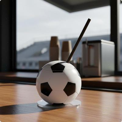 Soccer Ball Cup Reusable Football Food Grade Drinkware