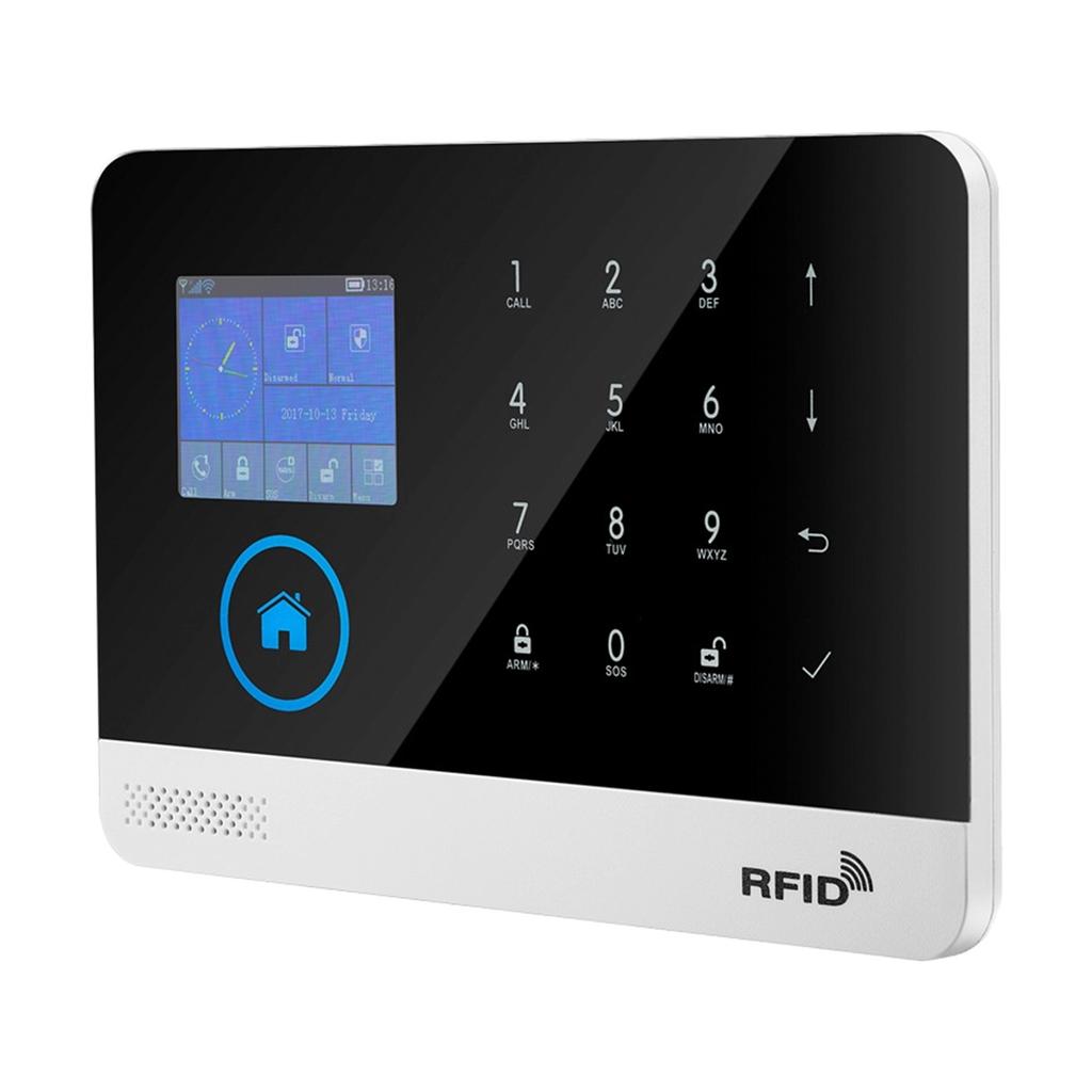 2G WiFi Wireless Home Alarm System TY APP 2.4-inch TFT Color Screen Rechargeable  Alarm Panel SOS