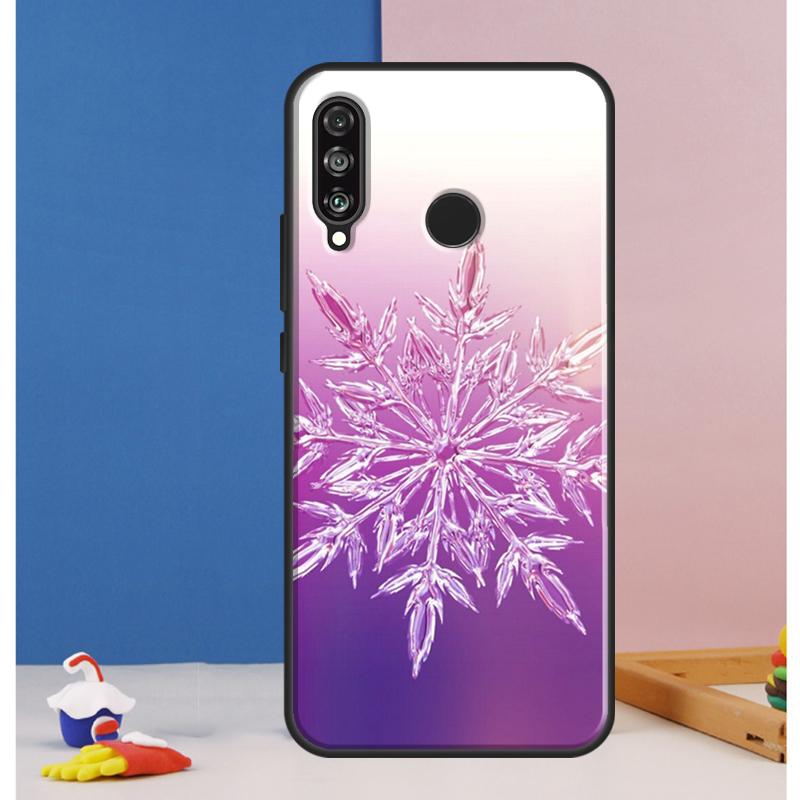 Christmas Snowflakes Case For Huawei Nova Y73 Y72 Y70 Y90 Y60 Y61 Y91 12s 12i 11i 8i 9 10 SE P30 P40 Lite P60 Pro