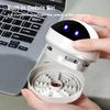 USB Rechargeable Mini Handheld Vacuum Cleaner Portable Desktop Dust Remover for Keyboard Car Pet Hair and Small Debris