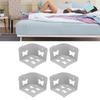 4Pcs Bed Sheet Holders Anti Slip Plastic Corner Fitted Sheet Straps Holders Fasteners with Lock Keep Sheets Firm Tight