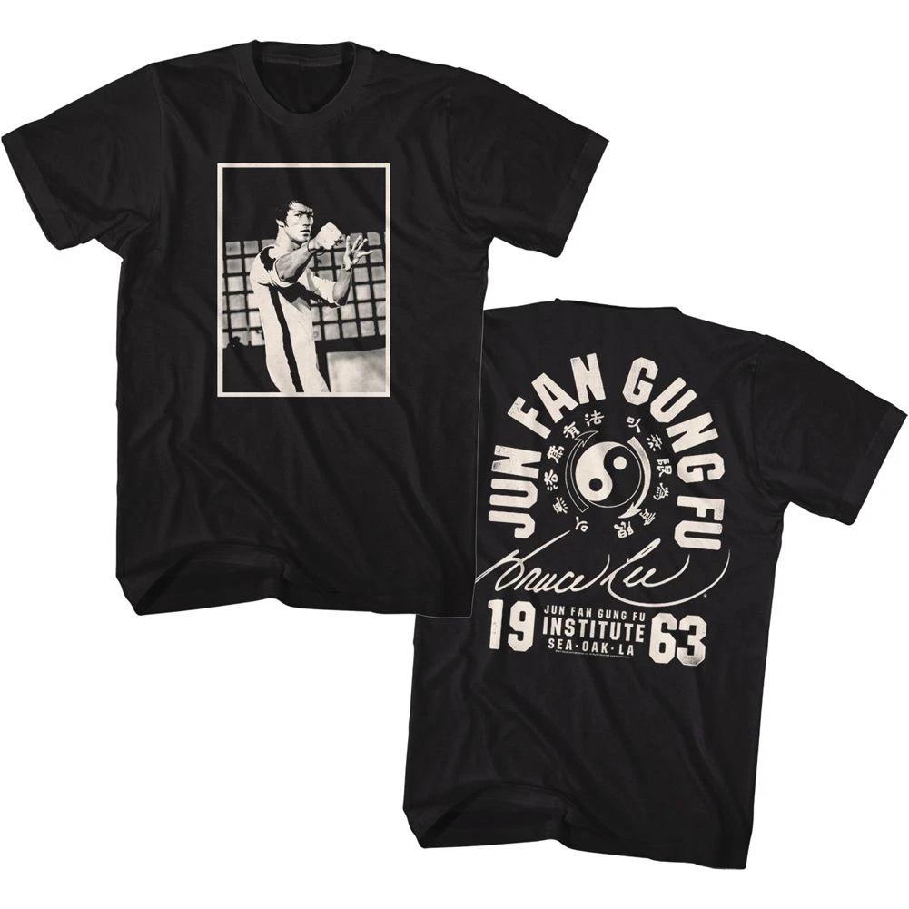 Bruce Lee Jun Fan Gung Fu Black Icon Shirt 130