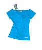 Soheul Mist Off-Shoulder Snap T (Aqua Mint)