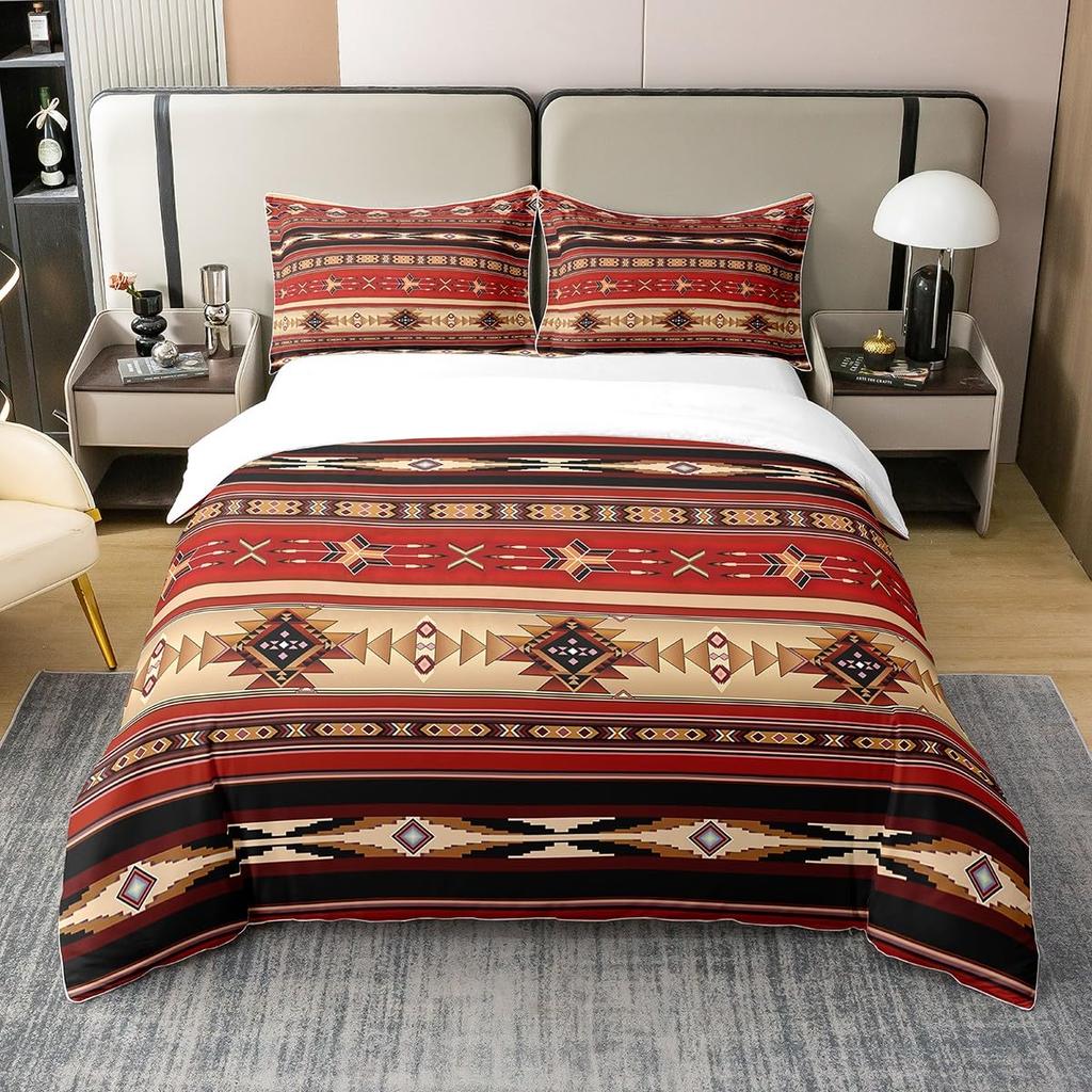 Comforter Sun And Moon Printed Bedding Set Bohemian Tribal For Kids Adults Boho Exotic Comforter Bedroom