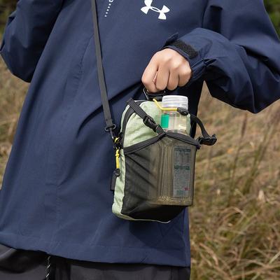 New Water Bottle Holder Bag Phone Pocket and Quick-Adjust Strap Waterproof 420D Nylon for Cycling Hiking Camping Essentials