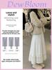 White Lace Elegant Aline Midi Skirt With Stretch Waist For Casual And Date Wear