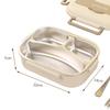 Bento Box Lunch Container with Divided Compartments, 1L Large Capacity, Portable Cutlery for