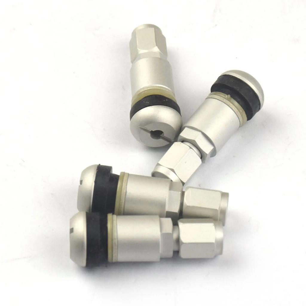 4pcs Car Tubeless Wheel Tyre Valve Stems Aluminum Alloy Car Tubeless Wheel Tire Valve Stem Cap Automobiles Accessories