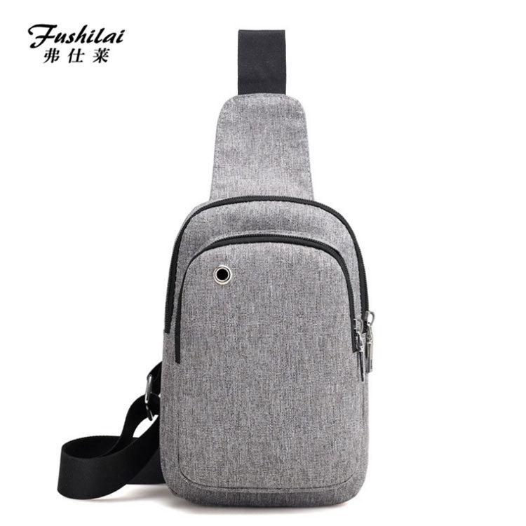 Unisex Chest Bag Simple Storage Bag Lightweight Travel Small Backpack Crossbody Bag Fashion Casual Single Should Bags