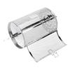 2Pcs Stainless Steel Rotating Cage Kitchen Roasting Tool Universal Grilled Cage Bbq Tools Nuts Roasting Baking Tool Oven French