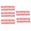 100pcs Courtyard Lawn Garden Mower Trimmer Head Blades Replacement Cut Blade 10x5mm
