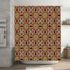Vibrant Patterned Shower Curtain Quirky Design For Bathroom Decorations 180X243Cm Size Available In Multiple Colors