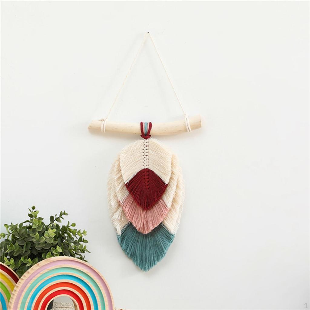 Bohemian Macrame Wall Hanging Tapestry Handmade Art Pendant for ,Living Room ,Party ,Dorm
