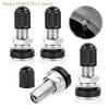 2Pcs 33mm American Standard Motorcycle Wheel Valves for Motorbike Scooter Bike Quad Tubeless Mountain Tyre with Dustcap