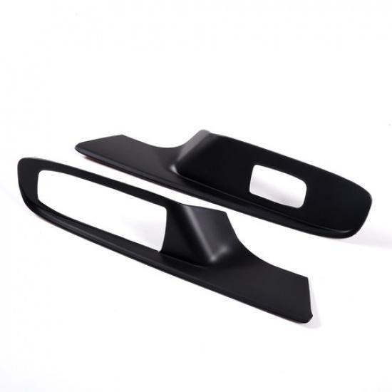 Matte Black Window Lift Switch Panel Cover For Corvette C8 Convertible -25