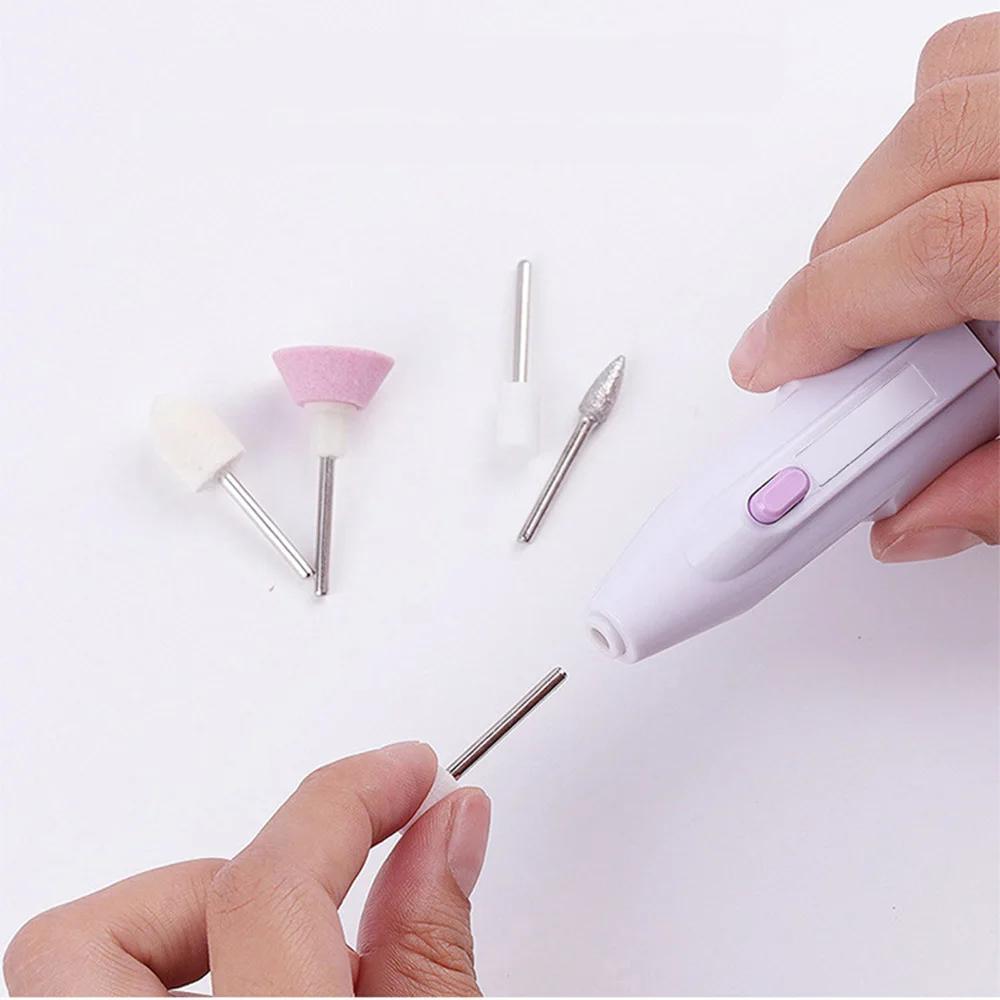 5 In 1 Electric Nail Polish Drill Machine USB Charge Portable Manicure Set Exfoliation and Polishing for Nail Salon