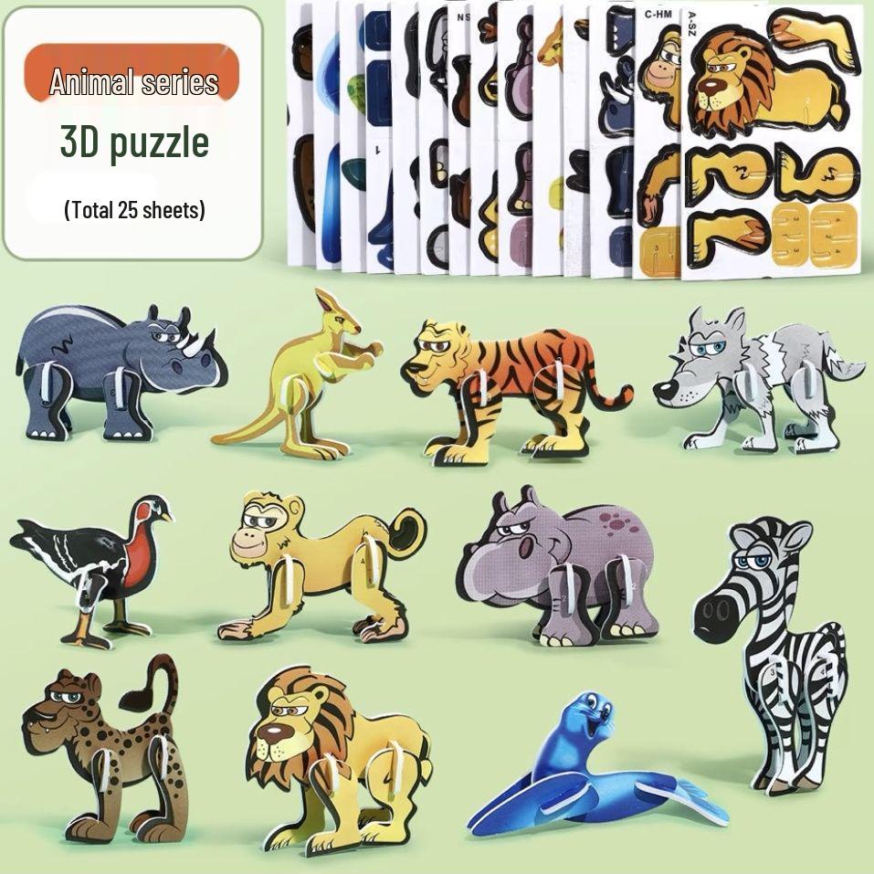 3D Insect Stereo Jigsaw Puzzle - Creative DIY Educational Toy for Kids