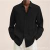 Nuova Camicia da Uomo Stampata a Maniche Lunghe Autunnale, Top alla Moda Versatili Casual