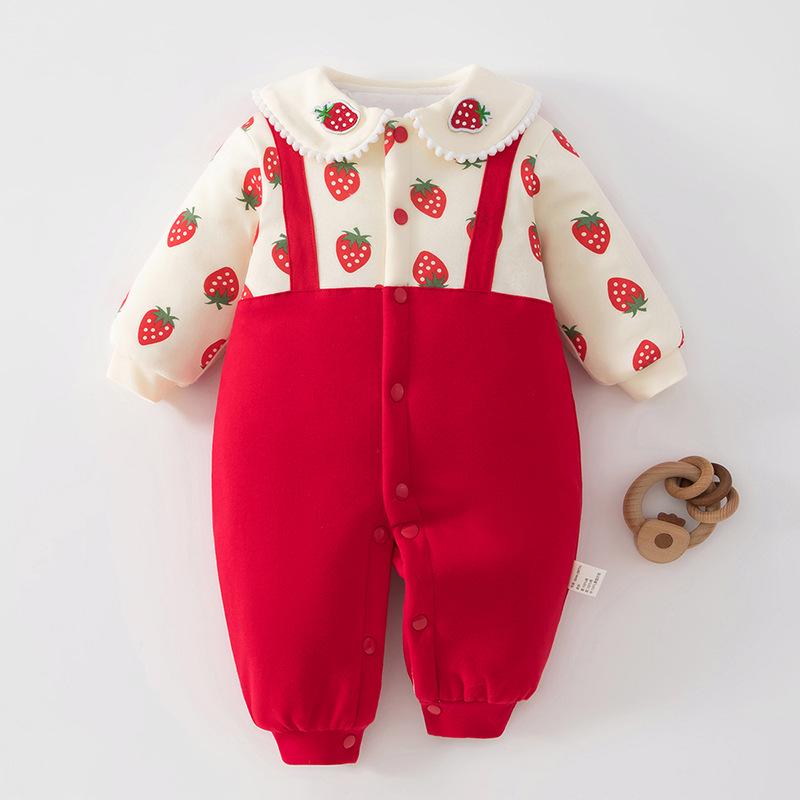 Super Cute Baby Cotton-Padded Quilted Romper Jacket for Autumn/Winter