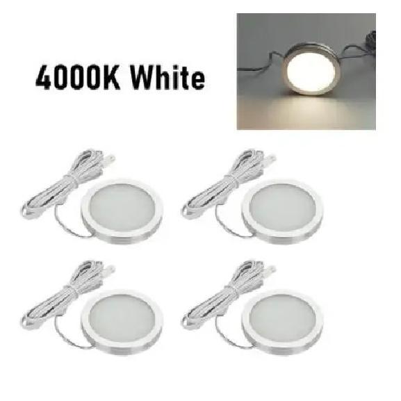 4PCS LED 12v Camping Car Ceiling Lamp RV Reading Lamp Boat Camper Trailer RV Interior  Lamp Car Interior Lights For Car Home