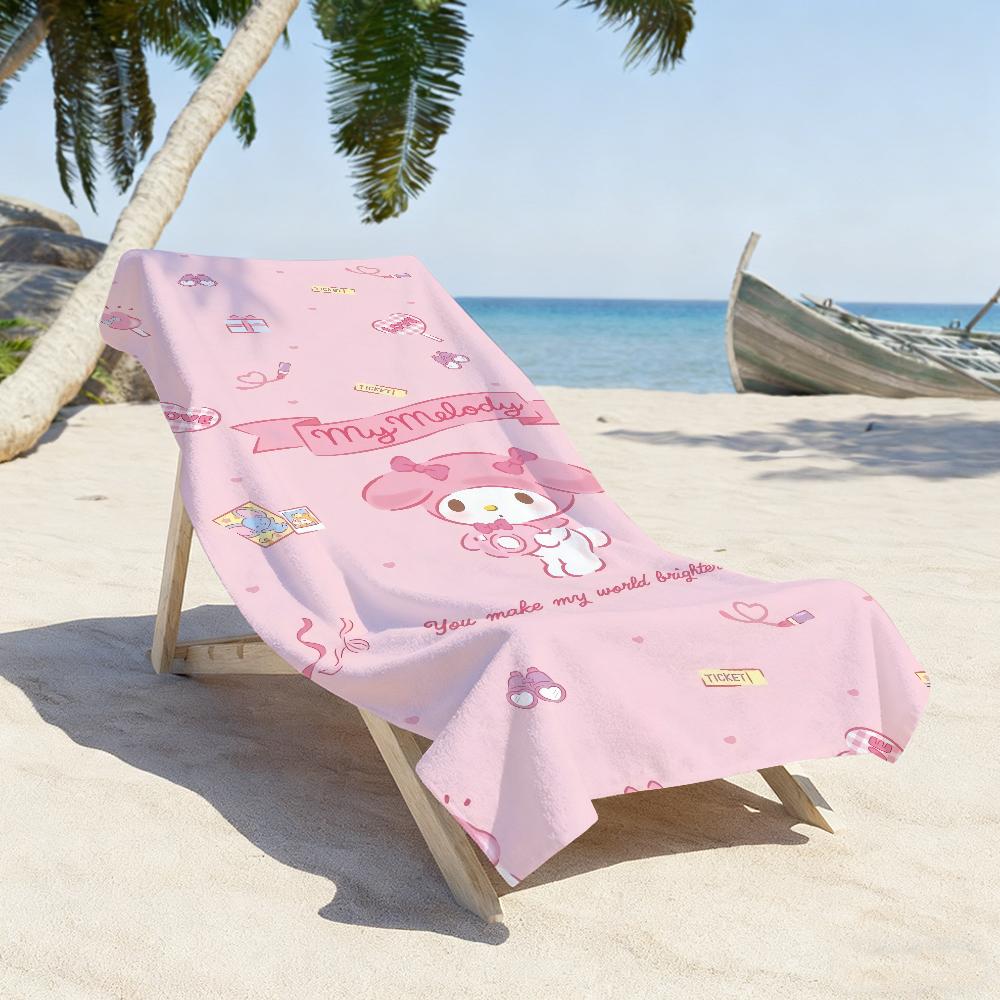 Sa My M-Melody Cute Towel Quick Dry Soft Yoga Swimming Fitness Mountain Climbing Large Beach Towels