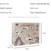 Portable Chinese Style Gift Bag Large Capacity Storage Organizer Handbag White Cardboard Handheld Bag Girl