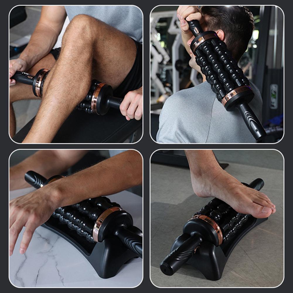 Electric Roller for Muscle Body Relaxing Percussive Therapy Rolling Cellulite Massage Rechargeable Body Shaping Slimming Machine