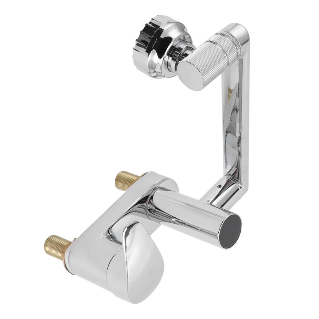Swivel Faucet G1/2 Brass Digital Display Single Hole Lavatory Faucet for Bathroom Sink Chrome