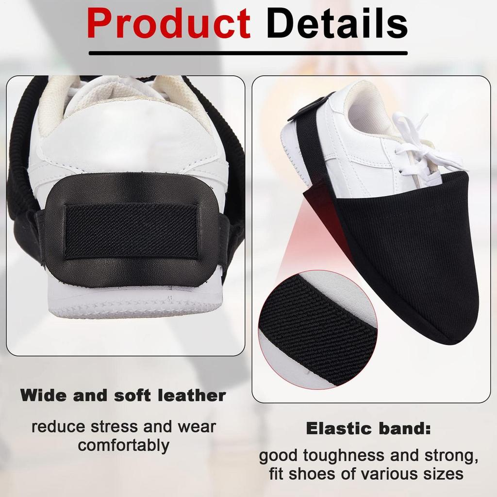 Bowling Shoe Protector Covers Bowling Sliders For Shoes Average Size Bowling Ball Shoes Protector Pad Indoor Sports Shoe Covers