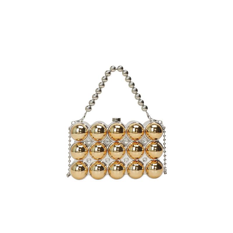 Acrylic egg box bag, European and American candy color dinner bag  new little fresh girl versatile chain bag