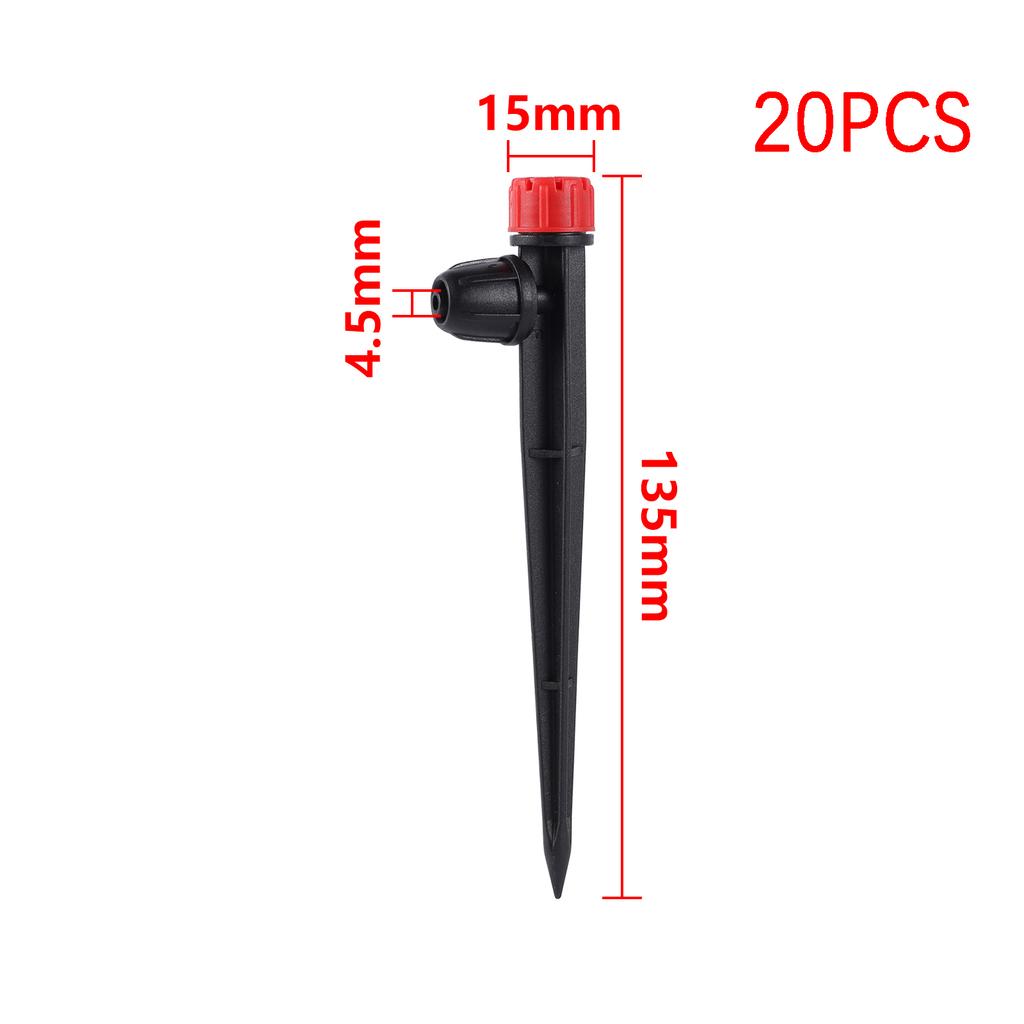 8-hole Pointed Dripper 360 Degree Irrigation Sprinkler Garden Greenhouse Automatic Watering Irrigation Transmitter